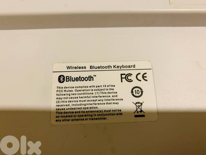 Wireless keyboard missing dongle but working Bluetooth 3