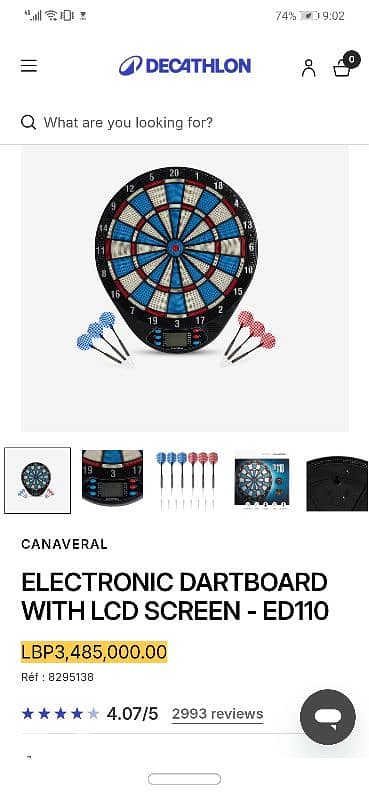 Decathlon Dart Board 1