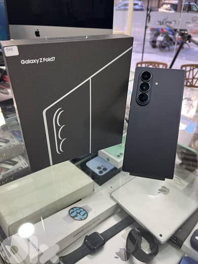 samsung Z Fold7 black 2 sim 512gb like new