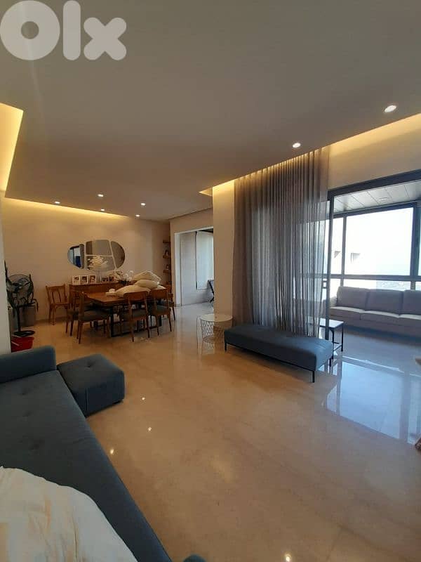 View l High-End 190 SQM Apartment + Garden Qornet El Hamra l Ref: YD 0