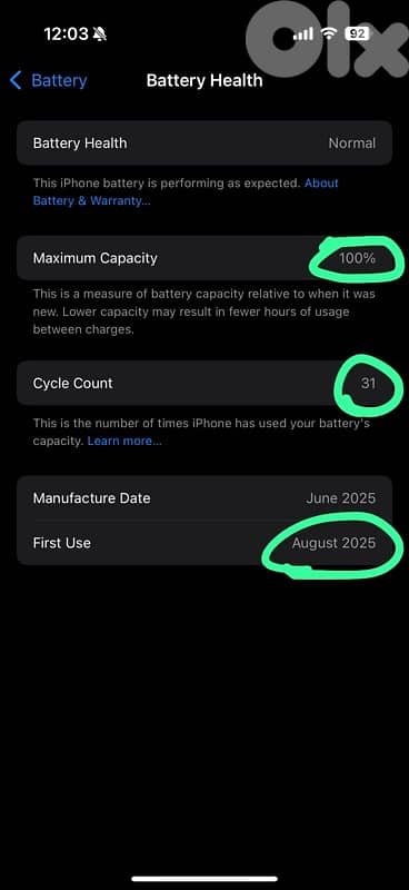 IPhone 16 Pro 256 GB 100% BH. 2 years warranty till 08.27 1