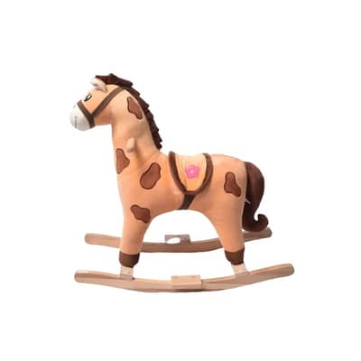 Wooden Ride On Rocking Horse - حصان هزاز خشبي للأطفال