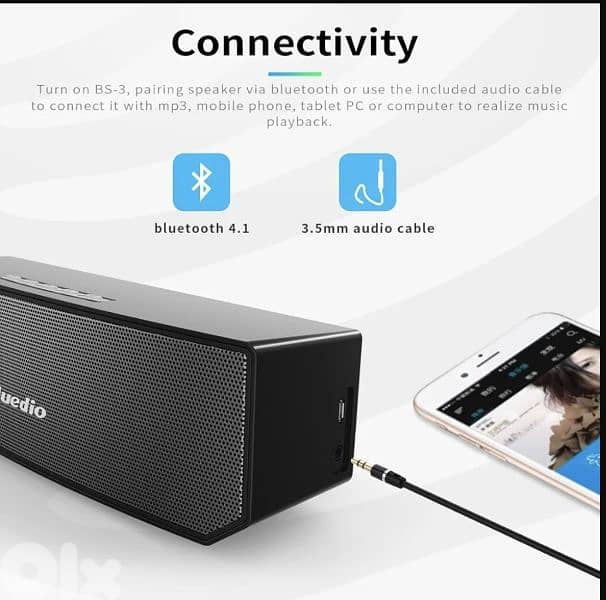 Bluedio BS3 Portable Bluetooth Wireless Speaker Microphone/4$ delivery 4