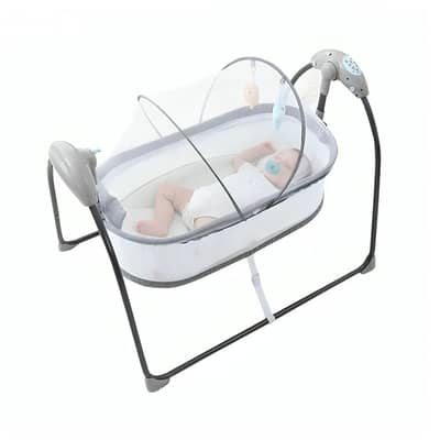 Portable Baby Electric Auto Swing Bed- سرير هزاز كهربائي محمول للأطفال