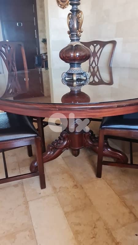 dining table with 6 chairs 0