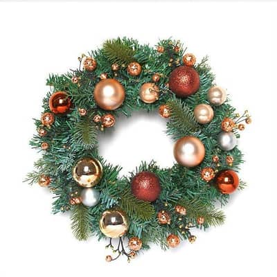 christmass wreath 35cm battery operated