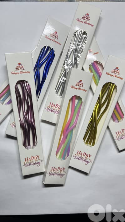 Spiral candles