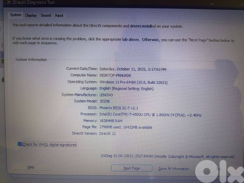 Lenovo I7 6