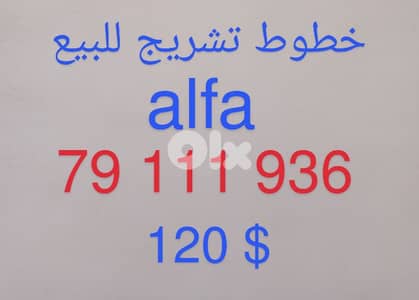 خط تشريج alfa للبيع