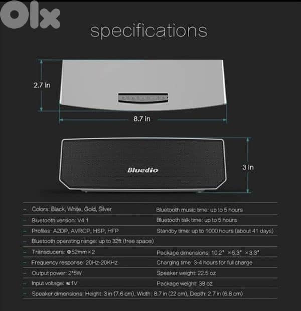 Bluedio BS3 Portable Bluetooth Wireless Speaker Microphone/4$ delivery 9