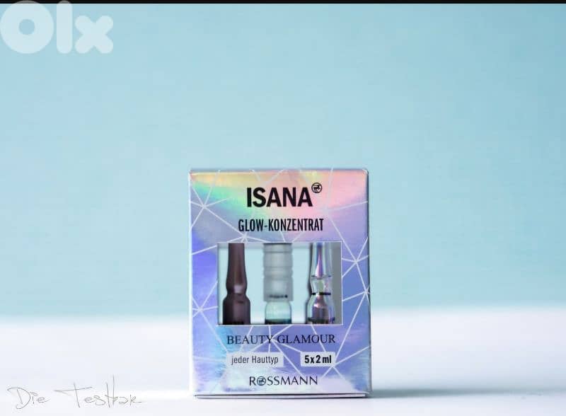 ISANA GLOW CONCENTRATE BEAUTY GLAMOUR. 5 x 2 ml/4$delivery 1