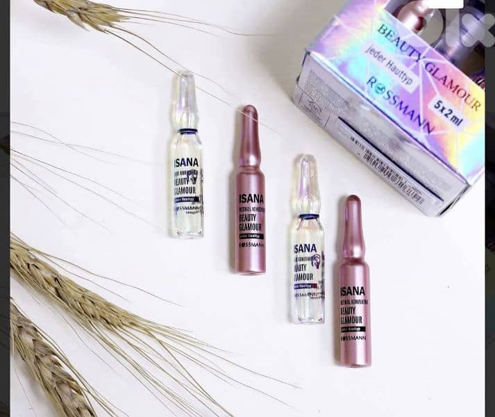 ISANA GLOW CONCENTRATE BEAUTY GLAMOUR. 5 x 2 ml/4$delivery 4