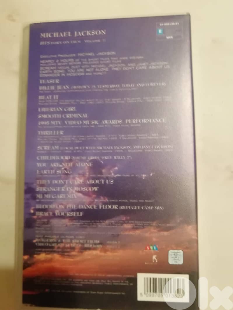 Michael Jackson "History volume 2" VHS 2