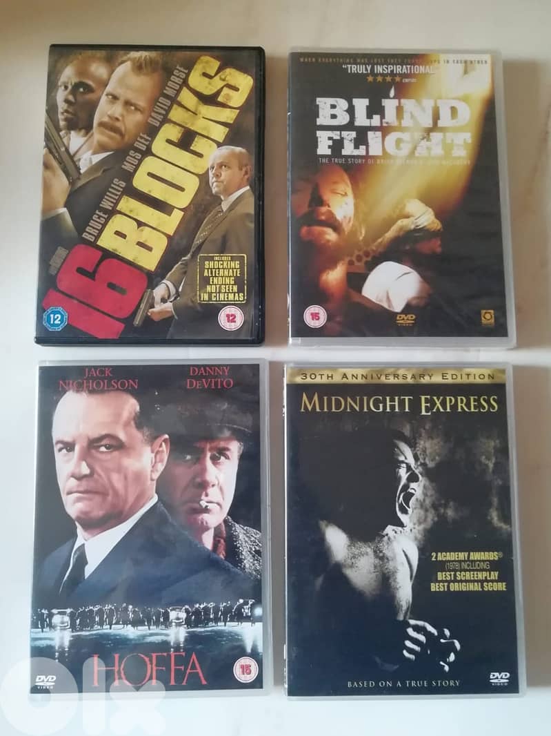Original DVD & Blu-ray movies ask for titles & prices 12