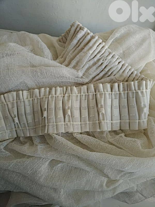 6 white curtains (Textile made in France) - Not Negotiable 2