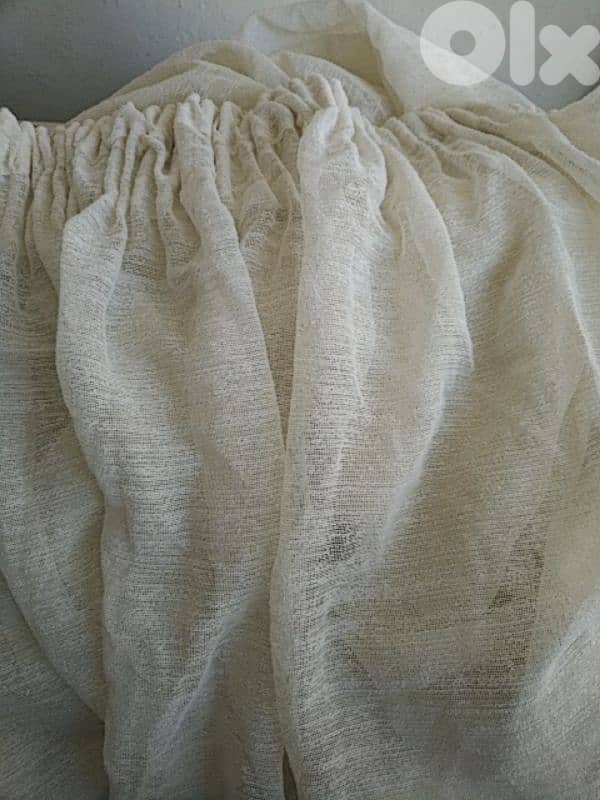 6 white curtains (Textile made in France) - Not Negotiable 3