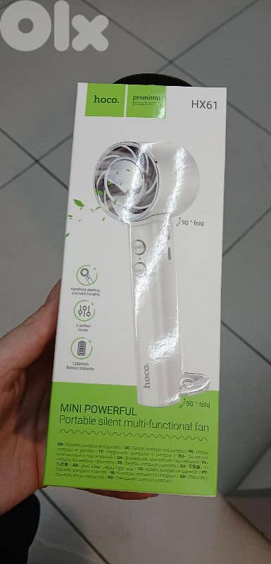 Hoco hx61 rechargeable portable handheld