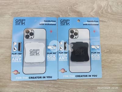 Grip stik & stand for mobile phone