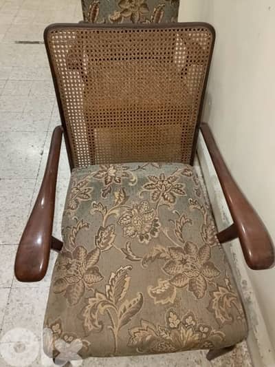 2 cane chair