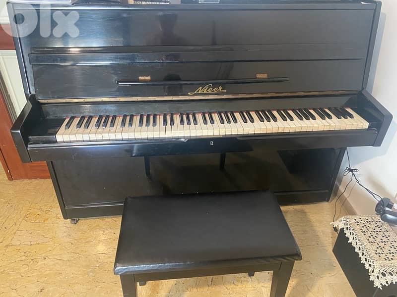 Upright Piano – Nieer Brand (Black Polish Finish) 0