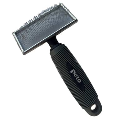 Small Pet Slicker Brush for Dogs & Cats – Gentle & Effective Grooming