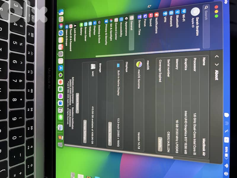 Macbook Air, Retina, 13-inch, 2018 4