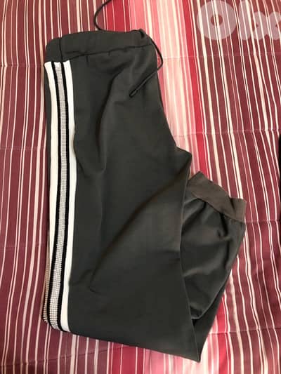 Grey exercise pants