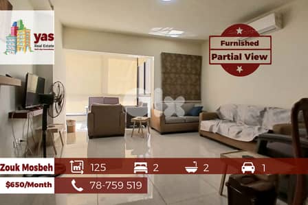 Zouk Mosbeh 125m2 | Rent | View | Furnished | Mint Condition | IV