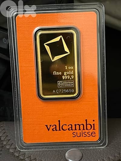 Gold Valcambi Suisse Ounse 31,1 Gram