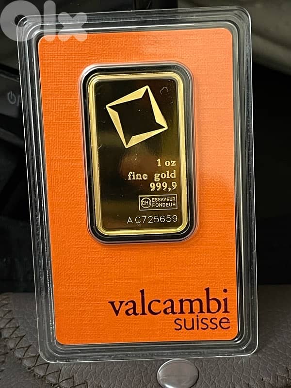Gold Valcambi Suisse Ounse 31,1 Gram 0