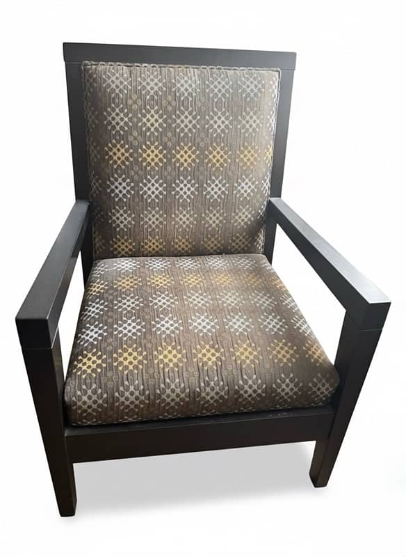 Wooden chair for living room, Massif wood, 72Wx64L 1