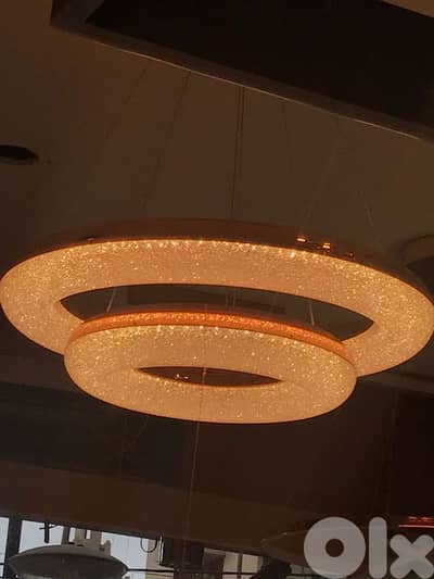 Modern Led Light ring chandelier