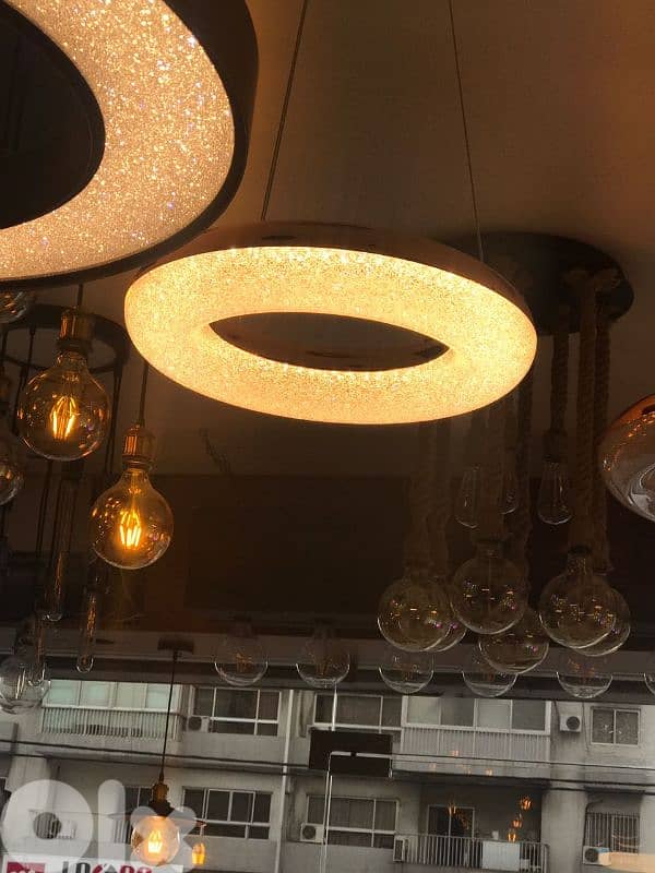 Modern Led Light ring chandelier 2