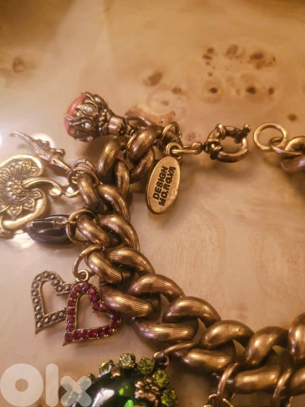 Design mo. ro. va Florence Italy Charm Bracelet 2