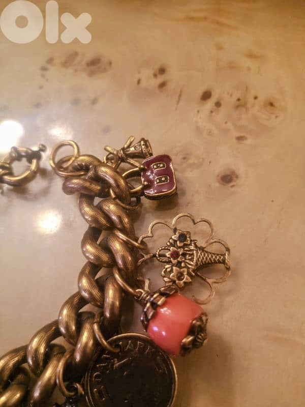 Design mo. ro. va Florence Italy Charm Bracelet 5