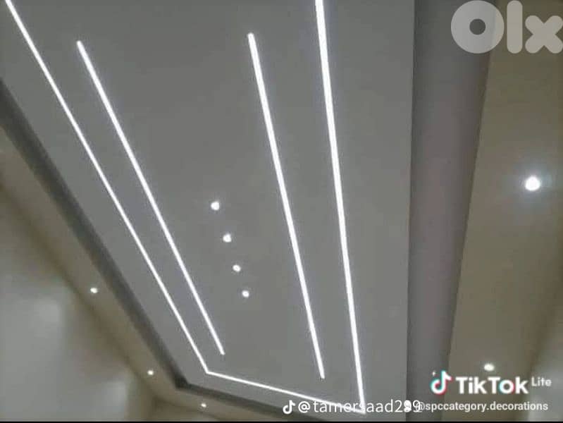 متعهد ديكورات داخلية جفصين بديل الخشب وغيره 4