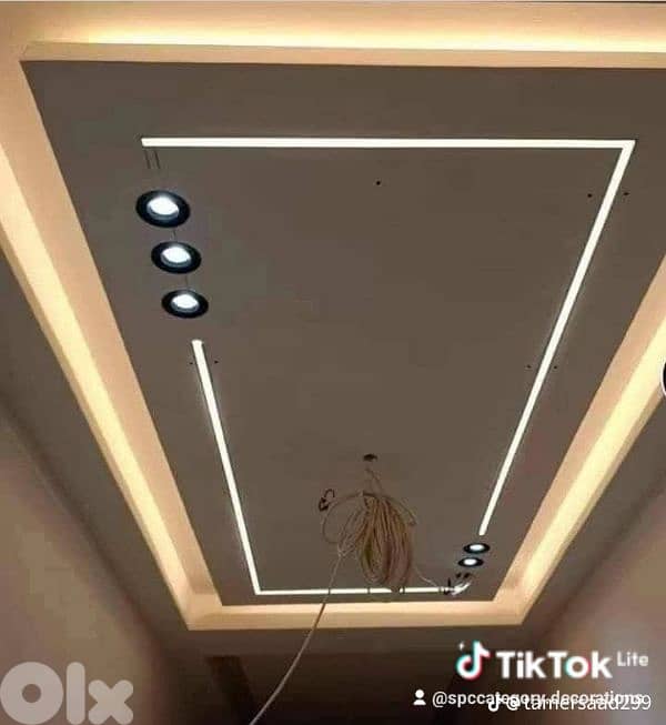 متعهد ديكورات داخلية جفصين بديل الخشب وغيره 6