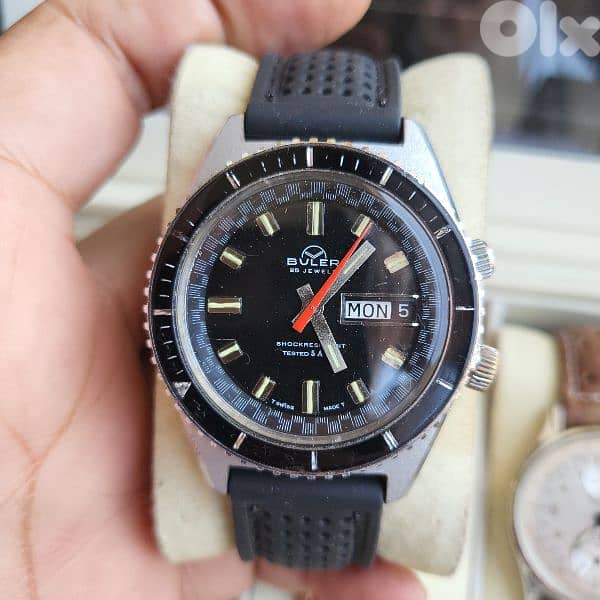 vintage manual diver 40mm 0
