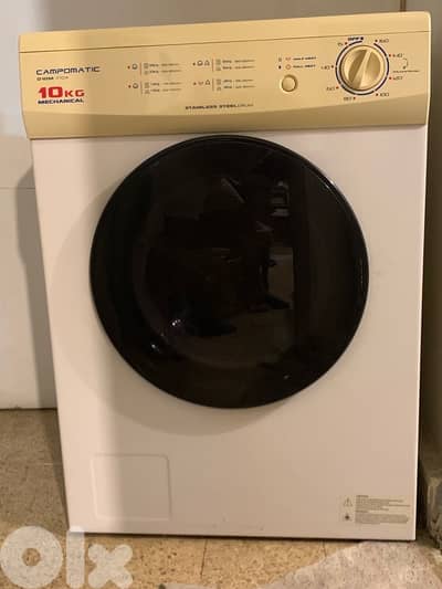campomatic dryer 10kg نشافة البسة
