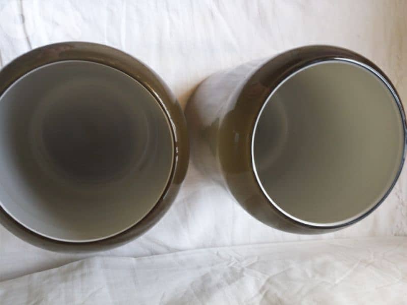 Two glass pots - Not Negotiable 1