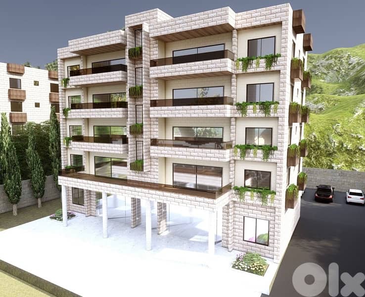 4 Floor Apartment Building in Bhamdoun - Rare Oppurtunity 0
