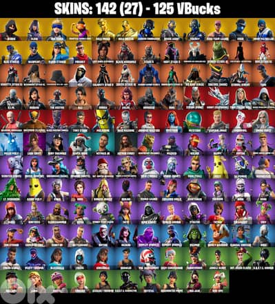 Fortnite Account (PC) 142 Skins - Full Access (epic & mail access)