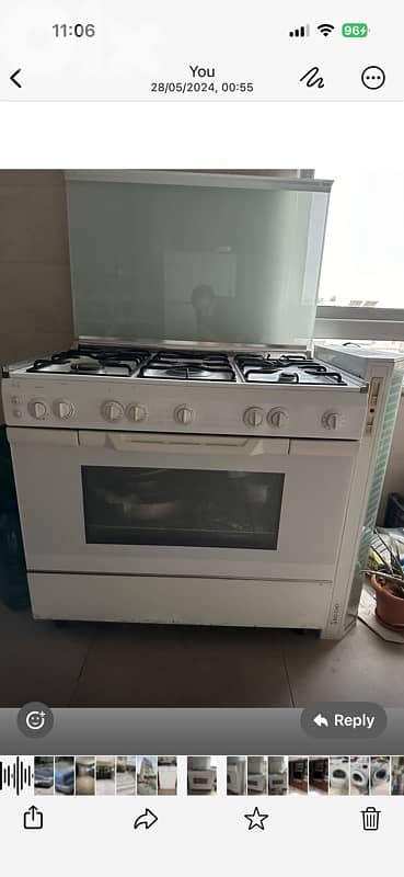 Gaz cooker 5 eyes غاز ٥ عيون