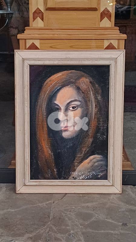 لوحة رسم زيتي اوروبية 0