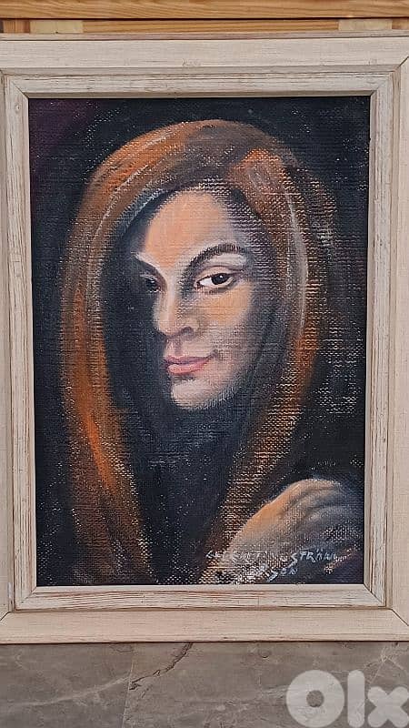 لوحة رسم زيتي اوروبية 2