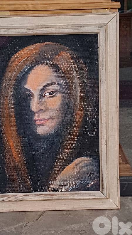 لوحة رسم زيتي اوروبية 3