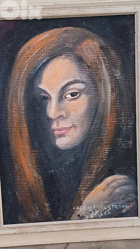 لوحة رسم زيتي اوروبية 5