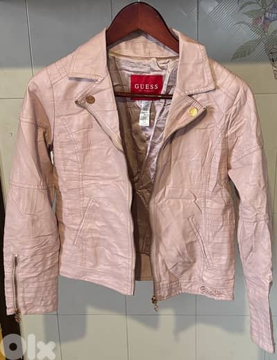 GUESS Los Angeles faux-leather Moto Jacket