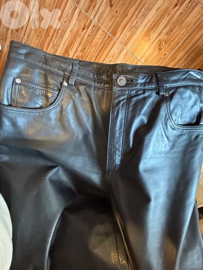 Route 66 Vintage Leather Pants