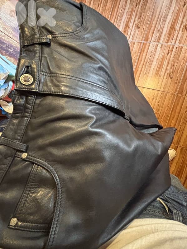 Route 66 Vintage Leather Pants 1